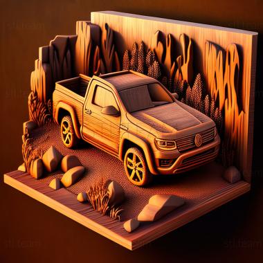 3D model Volkswagen Amarok (STL)